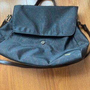 Liz Claiborne VNG Handbag Tapestry DESIGN  Large Crossbody Purse All Occasions